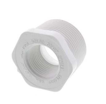 1-1/4 in x 3/4 in PVC Reducer, Threaded, Schedule 40- | miamielectricac